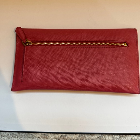 Pink Prada Saffiano Lux Leather Wallet - Picture 5 of 9